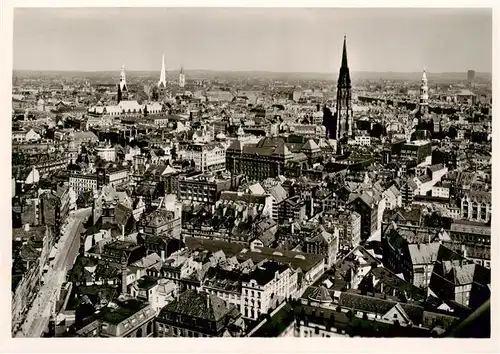 AK / Ansichtskarte  Hamburg Blick vom Turm der Michaeliskirche Hamburg