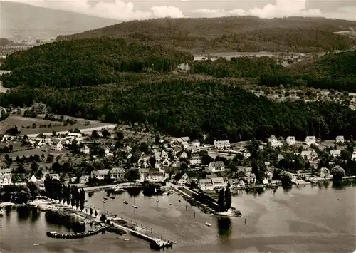 AK / Ansichtskarte  Unteruhldingen-Muehlhofen_Bodensee Fliegeraufnahme 