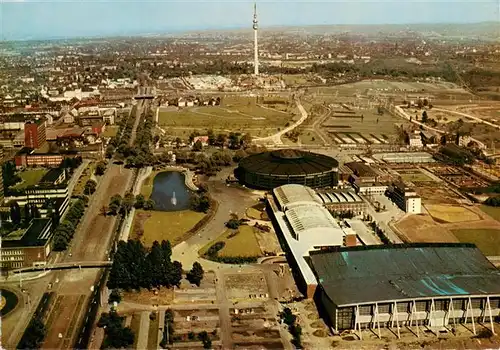 AK / Ansichtskarte  Dortmund Westfalenpark Fliegeraufnahme Dortmund