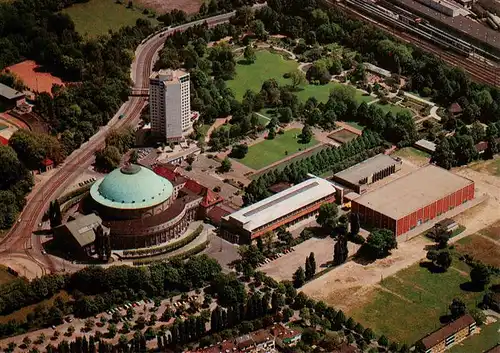 AK / Ansichtskarte  Hannover Stadthalle Hotel am Stadtpark Niedersachsen- und Eilenriedehalle Hannover