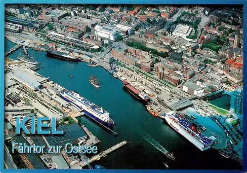 AK / Ansichtskarte  Kiel Faehrtor zur Ostsee City Schweden- und Norwegenkai Kiel