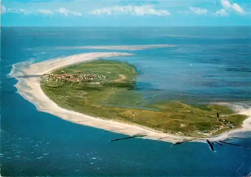 AK / Ansichtskarte  Wangerooge_Wangeroog_Nordseebad Luftaufnahme aus 1000 m Flughoehe