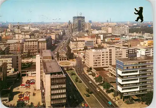 AK / Ansichtskarte 73903647 Berlin U-Bahnhof Wittenbergplatz Tauentzienstrasse KaDeWe Kaiser-Wilhelm-Gedaechtniskirche Berliner Baer