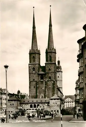 AK / Ansichtskarte 73903687 Halle__Saale Marktkirche