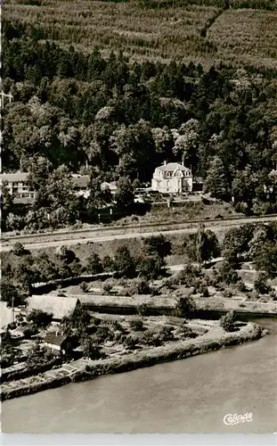 AK / Ansichtskarte  Laufenburg_Baden Ferienheim der Land Elektra Wuerzburg Fliegeraufnahme