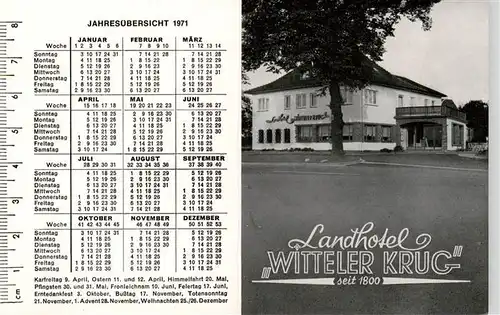 AK / Ansichtskarte  Wittel_Loehne Landhotel Witteler Krug Gastraeume