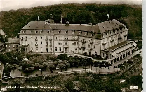 AK / Ansichtskarte 73903722 Siebengebirge Hotel Petersberg Fliegeraufnahme