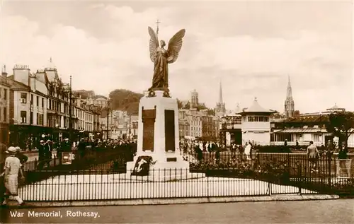 AK / Ansichtskarte  Rothesay__Scotland_UK War Memorial