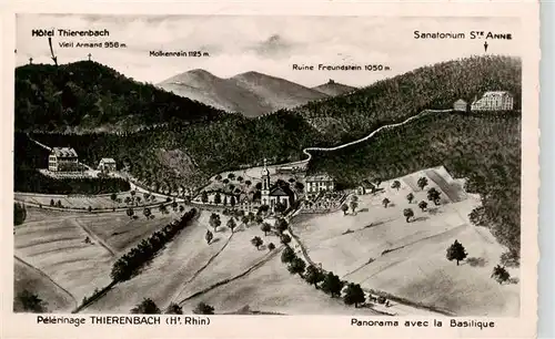 AK / Ansichtskarte  Thierenbach_68_Haut_Rhin Panorama avec la Basilique