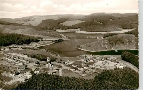 AK / Ansichtskarte  Okertalsperre_Goslar Fliegeraufnahme