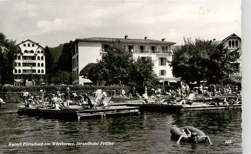 AK / Ansichtskarte  Poertschach_Woerthersee Strandhotel Prueller