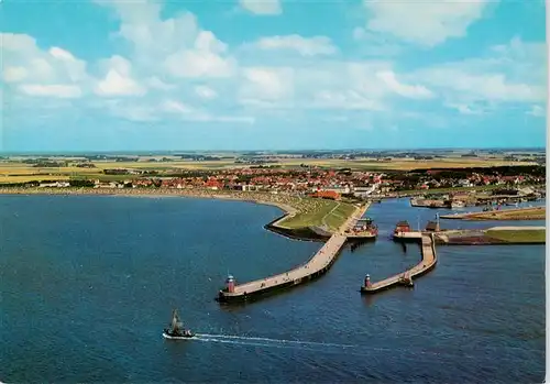 AK / Ansichtskarte  Buesum_Nordseebad Nordseeheilbad Mole Hafen