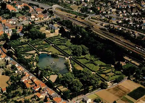 AK / Ansichtskarte  Veitshoechheim Stadtbild mit Sommergarten