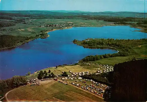 AK / Ansichtskarte  Schmidthahn Haus Am See Fliegeraufnahme