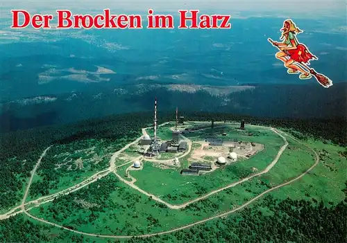 AK / Ansichtskarte 73903880 Brocken_Harz Fliegeraufnahme