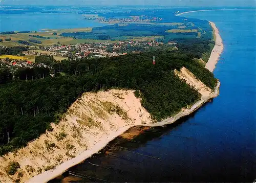 AK / Ansichtskarte  Koserow_Ostseebad_Usedom Fliegeraufnahme mit Steckelberg