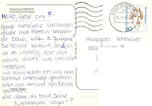 AK / Ansichtskarte  Prerow_Ostseebad Fliegeraufnahme