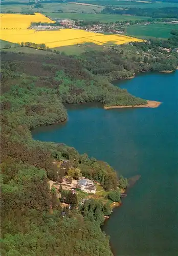 AK / Ansichtskarte  Buckow_Maerkische_Schweiz Fliegeraufnahme mit Hotel Buchenfried