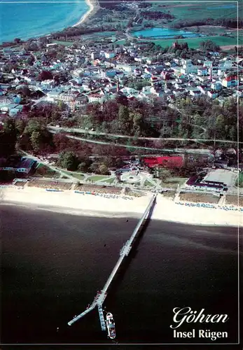 AK / Ansichtskarte  Goehren__Ostseebad_Ruegen Fliegeraufnahme