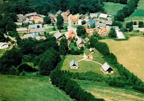 AK / Ansichtskarte  Luebeln Rundlingsdorf Fliegeraufnahme