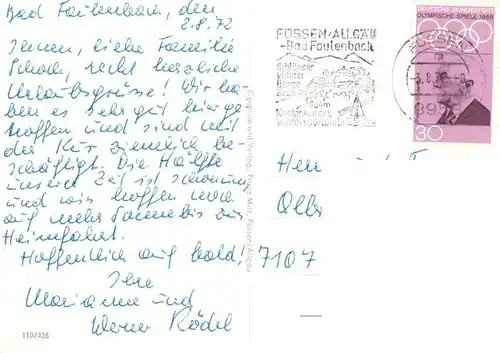 AK / Ansichtskarte  Fuessen_Allgaeu Strassenpartie Segelregatta Schloss