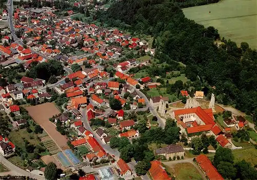 AK / Ansichtskarte 73903996 Walkenried Fliegeraufnahme mit ehem Zisterzienser Kloster 