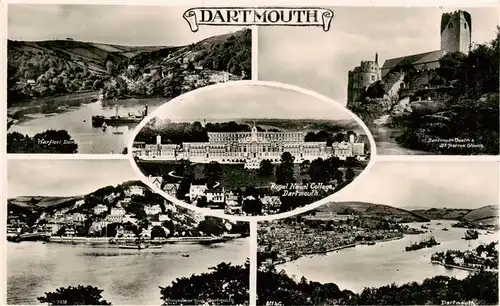 AK / Ansichtskarte  Dartmouth__UK Warfleeth Royal Naval College Dartmouth Castle and St Petrox Curch Panorama