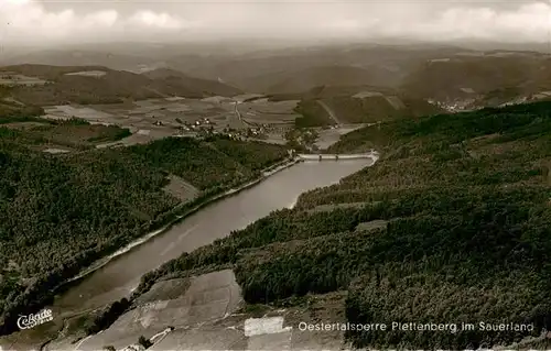 AK / Ansichtskarte  Plettenberg Oestertalsperre Plettenberg Fliegeraufnahme