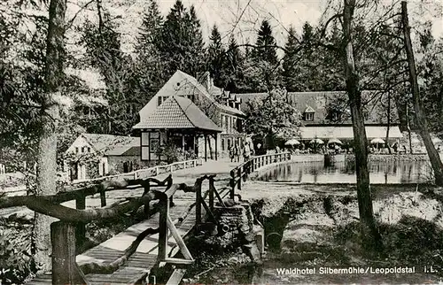 AK / Ansichtskarte  Leopoldstal_Lippe Waldhotel Silbermuehle