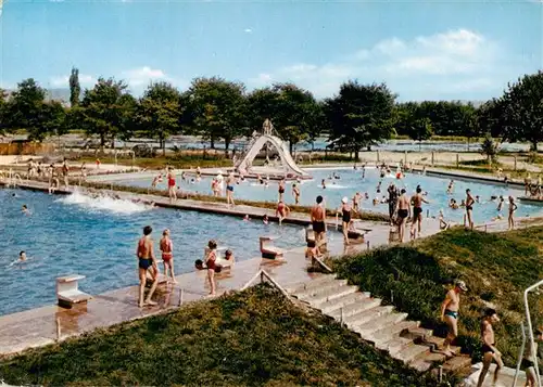 AK / Ansichtskarte  Bad_Windsheim Dr Hans Schmotzer Freibad