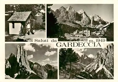 AK / Ansichtskarte  Dolomiti__Dolomiten_IT Rifugio Gardeccia Teilansichten