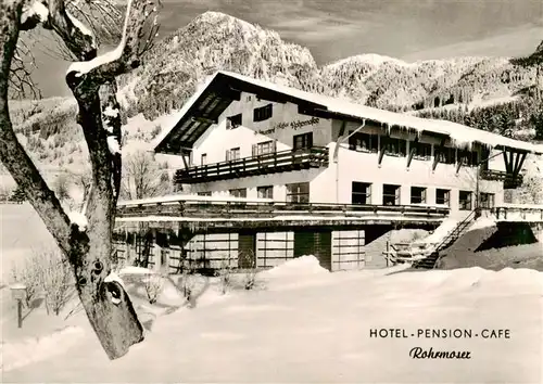 AK / Ansichtskarte  Bad_Oberdorf Hotel Pension Cafe Rohrmoser