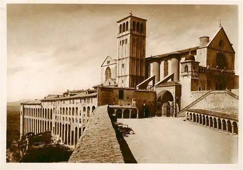 AK / Ansichtskarte  Assisi_Umbria Basilica di San Francesco