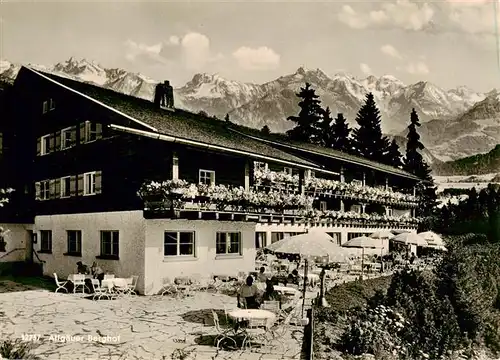 AK / Ansichtskarte  Sonthofen__Oberallgaeu Allgaeuer Berghof mit Alpe Eck