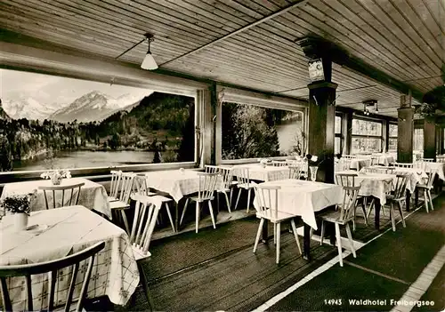 AK / Ansichtskarte  Oberstdorf Restaurant und Terrassencafe Wald Hotel