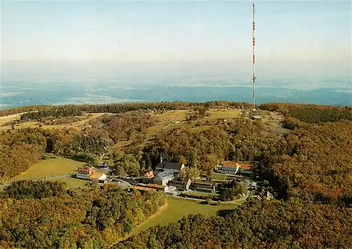 AK / Ansichtskarte  Bischofsheim_Rhoen Kloster Kreuzberg Fliegeraufnahme