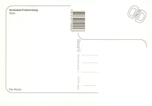 AK / Ansichtskarte  Friedrichskoog_Nordseebad Fliegeraufnahme