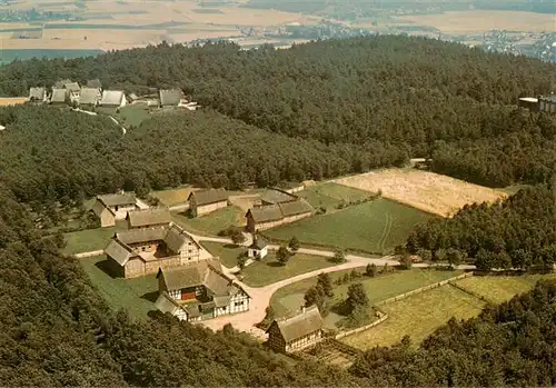 AK / Ansichtskarte  Kommern_Commern_Mechernich Rheinisches Freilichtmuseum Blick auf die Baugruppe Eifel und Koeln Bonner Bucht und Westerwald Mittelrhein Fliegeraufnahme