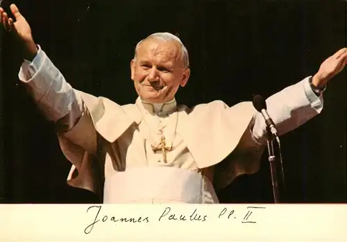 AK / Ansichtskarte  Papst_Pope_Pape Joannes Paulus PP. 2 