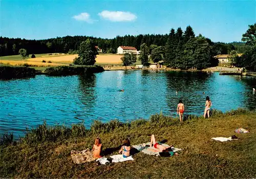 AK / Ansichtskarte  Gschwend_Backnang Partie am Naturbadesee