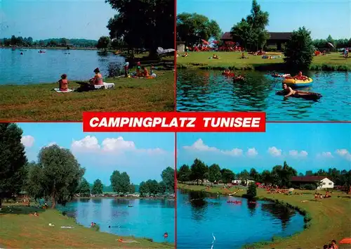 AK / Ansichtskarte  Hochdorf_Breisgau Campingplatz Tunisee Teilansichten