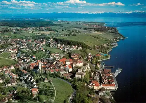 AK / Ansichtskarte  Meersburg_Bodensee Fliegeraufnahme