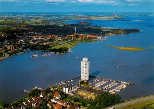 AK / Ansichtskarte  Schleswig_Schlei_Erfde Wikingturmrestaurant Cafe Fliegeraufnahme