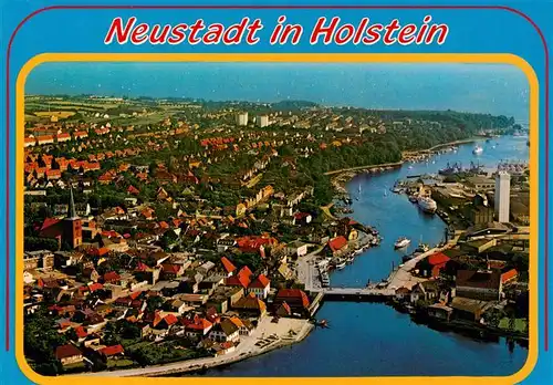 AK / Ansichtskarte  Neustadt_Holstein Fliegeraufnahme