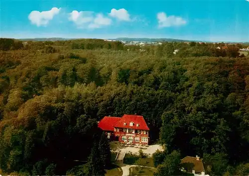 AK / Ansichtskarte 73904464 Schleswig_Schlei_Erfde Waldhotel am Schloss Gottorf Fliegeraufnahme