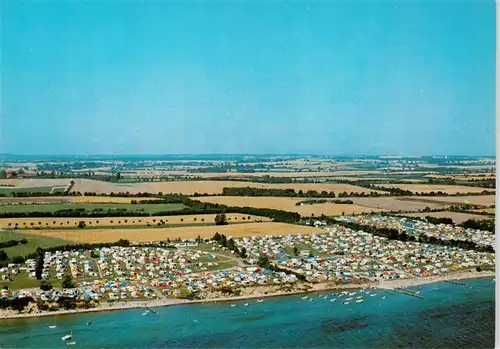 AK / Ansichtskarte  Pelzerhaken_Neustadt_Holstein Campingplaetze Suedstrand und Seeblick Fliegeraufnahme