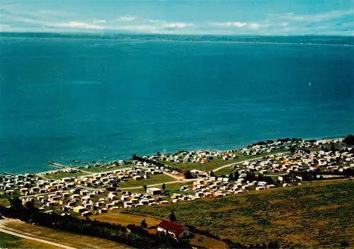 AK / Ansichtskarte  Neustadt_Holstein Campingplatz Suedstrand Fliegeraufnahme