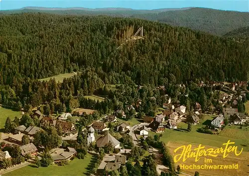 AK / Ansichtskarte  Hinterzarten Fliegeraufnahme mit Adlerschanze