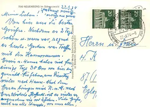 AK / Ansichtskarte  Neuenbuerg_Enz Fliegeraufnahme