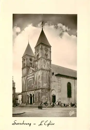 AK / Ansichtskarte  Sarrebourg_Saarburg_Lothringen Eglise